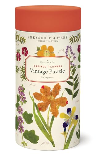 Cavallini Papers gepresste Blumen, Pressed Flowers Vintage Puzzle, 1000 Teile Cavallini Papers gepresste Blumen, Pressed Flowers Vintage Puzzle, 1000 Teile von Cavallini