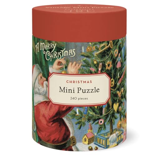 Cavallini, Mini Puzzle 240 Teile – Chrismas Santa (PZLMINI/CHRSAN) von Cavallini