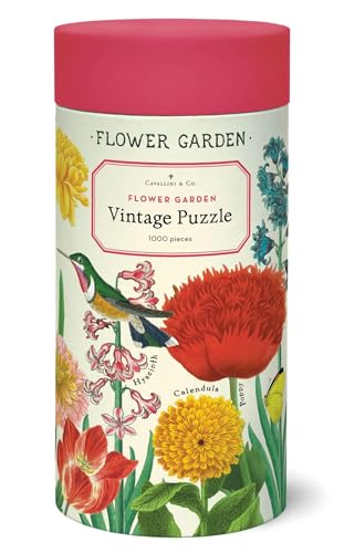 Cavallini 1000 Piece Puzzle, Flower Garden (PZL/FLRGRD) von Cavallini