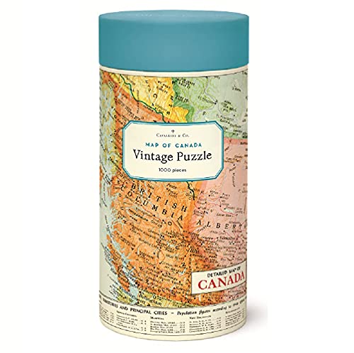 Cavallini 1000 Piece Puzzle, Map of Canada (PZL/CANMAP) von Cavallini