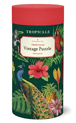 Cavallini 1000 Piece Puzzle, Tropicale (PZL/TROP) von Cavallini Papers & Co