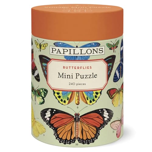 Cavallini Mini-Puzzle, 240 Teile, Schmetterlinge (PZLMINI/BTR) von Cavallini