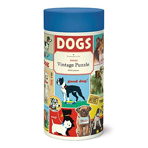 Cavallini Papers & Co. Dogs Hunde 1000 Teile Puzzle, Mehrfarbig von Cavallini