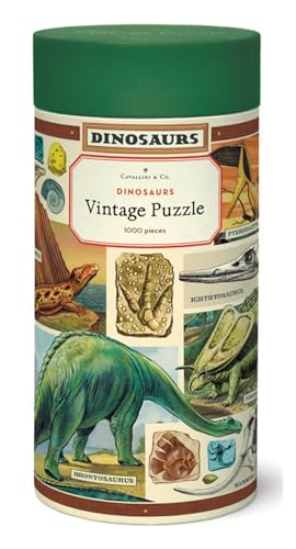 Cavallini & Co. Puzzle Vintage Dinosaurier – 1000 Teile (PZL/Dino) von Cavallini