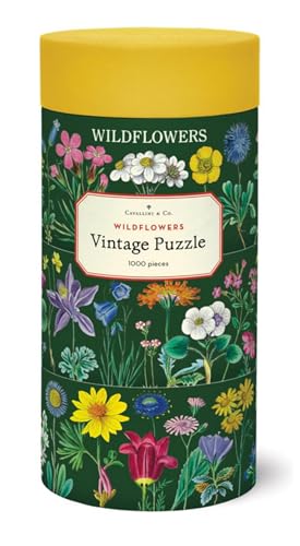 Cavallini & Co. Vintage Wildflowers Puzzle – 1000 Teile (PZL/WF2) von Cavallini