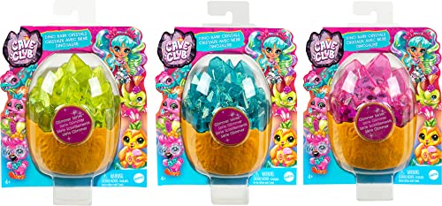 Cave Club GXP74 - Cave Club Dinobaby Kristalle Glitzer-Serie, Überraschungstier mit Zubehörteilen, für Kinder von 4 bis 7 Jahren mehrfarbig Cave Club GXP74 - Cave Club Dinobaby Kristalle Glitzer-Serie, Überraschungstier mit Zubehörteilen, für Kinder von 4 bis 7 Jahren mehrfarbig von Mattel