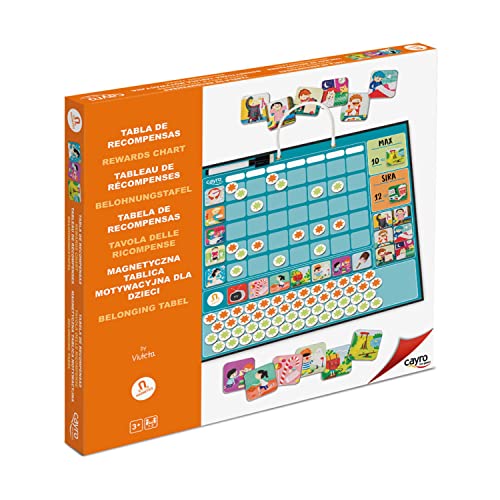 Cayro – Belohnungstabelle – von 3 bis 12 Jahren – damit Kinder Lernen, ihre Aufgaben auf spielerische Weise zu erledigen – magnetische Wertung – 1 bis 2 Kinder Cayro – Belohnungstabelle – von 3 bis 12 Jahren – damit Kinder Lernen, ihre Aufgaben auf spielerische Weise zu erledigen – magnetische Wertung – 1 bis 2 Kinder von Cayro
