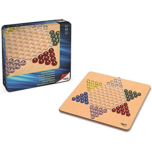 Cayro – Chinesische Dame-Holz-Metallbox – Traditionelles Brettspiel – Spiel für Kinder – Brettspiel (750) Cayro – Chinesische Dame-Holz-Metallbox – Traditionelles Brettspiel – Spiel für Kinder – Brettspiel (750) von Cayro