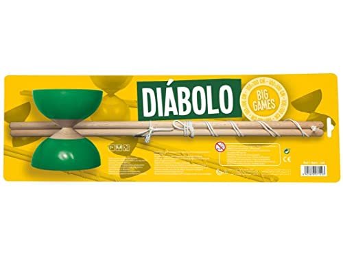 Cayro – Diabolo zum Jonglieren mit Holzstäben – Diabolo-Spielzeug – akrobatisch – verbessert die Koordination von Cayro
