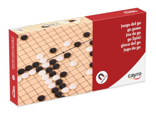 Cayro - Juego Del Go Magnético - Tablero Portátil Con Piezas Imantadas - Ideal para Viajes - Acorrala al Adversario - Juegos de Mesa Clásico von Cayro