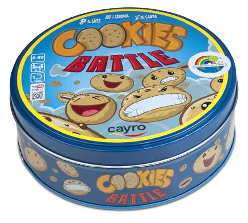 Cayro – Cookies Battle – Brettspiel für die ganze Familie – Holen Sie Sich mehr Kekse – Wählen Sie Kekse sorgfältig aus, um Punkte zu sammeln – 33 Kekse Cayro – Cookies Battle – Brettspiel für die ganze Familie – Holen Sie Sich mehr Kekse – Wählen Sie Kekse sorgfältig aus, um Punkte zu sammeln – 33 Kekse von Cayro
