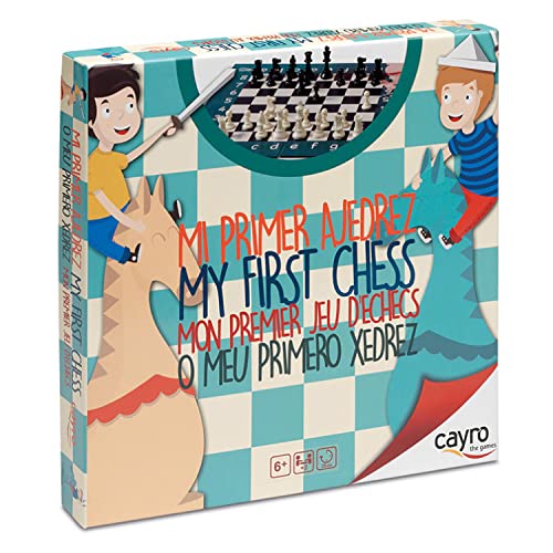 Cayro - Mein erstes Schachspiel - Spiel der Beobachtung und Logik - Kinderbrettspiel - Entwicklung kognitiver Fähigkeiten und multipler Intelligenzen - Traditionelles Spiel (169), One Size von Cayro