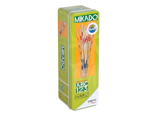 Cayro – Mikado-Metallbox – Geschicklichkeitsspiel – Heben Sie die hölzernen Essstäbchen auf, ohne die Anderen zu bewegen – + 2 Spieler Cayro – Mikado-Metallbox – Geschicklichkeitsspiel – Heben Sie die hölzernen Essstäbchen auf, ohne die Anderen zu bewegen – + 2 Spieler von Cayro