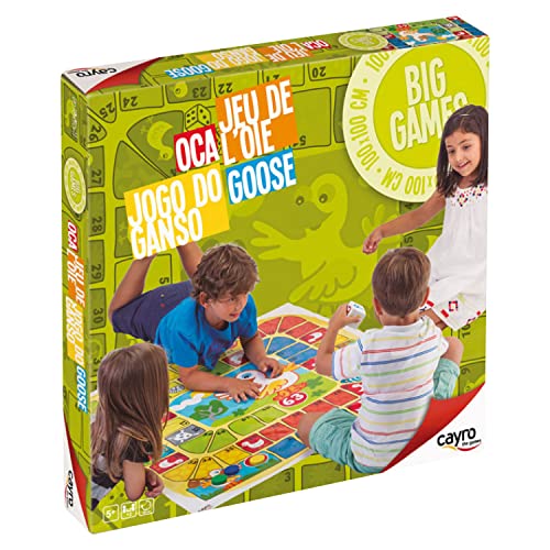 Cayro - Oca - + 5 Jahre - Riesenmodell - Brett 100 x 100 cm - Brettspiele für Kinder und Erwachsene - Ideal zum Spielen im Freien - 2 bis 4 Spieler von Cayro