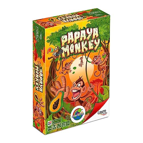 Cayro – Papaya Monkey – Strategisches Brettspiel – lehrreich – entwickelt Planungs- und Strategiefähigkeiten – für alle Altersgruppen und Fähigkeitsstufen von Cayro