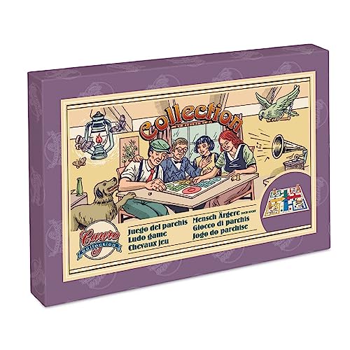 Cayro – Parcheesi – + 8 Jahre – Chips, Würfel und Holzbecher – Brettspiel für Kinder und Erwachsene – Parchís Retro-Box und 1 Stoffbeutel – 2 bis 4 Spieler von Cayro
