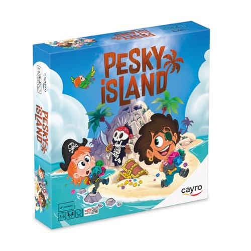 Cayro – Pesky Island – Multiplayer-Strategiespiel – Holen Sie Sich die Beute – Messen Sie Sich mit Freunden – Brettspiel – 2 bis 4 Spieler von Cayro