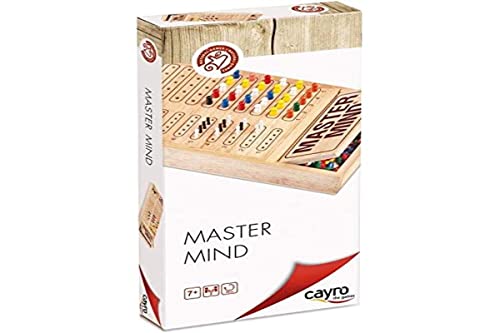 Cayro - Master Mind - + 7 Jahre - Farbiges Holzmodell - Brettspiel - Ideal für Kinder und Erwachsene - Finden Sie die richtige Kombination - 2 Spieler von Cayro