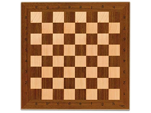 Cayro – Professionelles Schachbrett aus Holz – Weiß und Braun – Elegantes Design – Robust und langlebig, handgefertigt – Brettspiele von Cayro