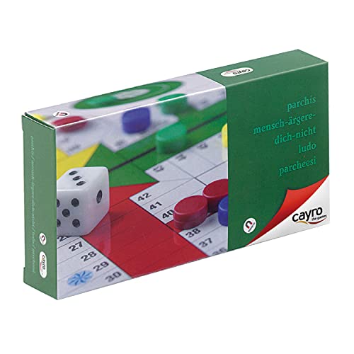 Cayro - Ludo - + 6 Jahre - Kleines Magnetmodell - Brettspiel für Kinder und Erwachsene - Ideal für Reisen - Mit Klappbrett - 2 bis 4 Spieler von Cayro