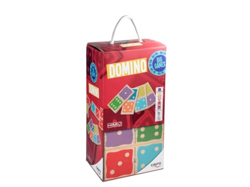 Cayro – Riesiges Domino aus Holz – ideal für Familien – große Teile – lehrreiches Brettspiel – Alter 6–99 – 2–4 Spieler Cayro – Riesiges Domino aus Holz – ideal für Familien – große Teile – lehrreiches Brettspiel – Alter 6–99 – 2–4 Spieler von Cayro