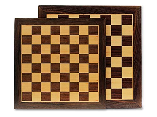 Cayro – Schachbrett – Dunkles Holz – Größe 40 x 40 cm – handwerkliche Qualität – makellose Verarbeitung – Elegantes Design – widerstandsfähig und langlebig handgefertigt von Cayro
