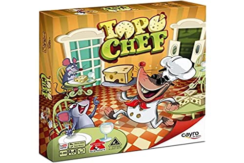 Cayro – Topo Chef – Brettspiel für Kinder – Entwicklung kognitiver Fähigkeiten – Kochen Lernen durch Spielen – fördert kulinarische Kreativität – lehrreiches und unterhaltsames Spiel von Cayro