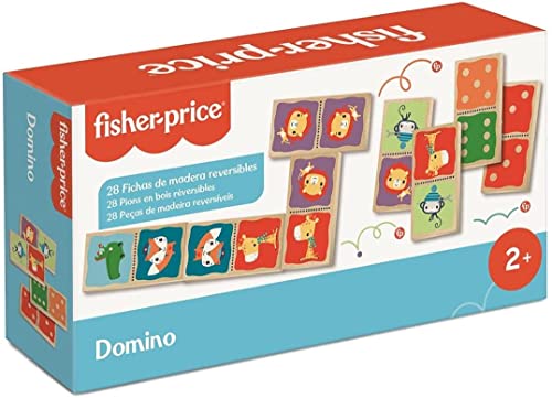 Cayro – Wende-Dominosteine ​​für Kinder – Dominosteine ​​aus Holz – Tierzeichnungen und Zahlenpunkte – Lernspiel 2 Jahre – Kognitive Entwicklung – Beobachtungs- und Logikspiel - F2001 von Cayro