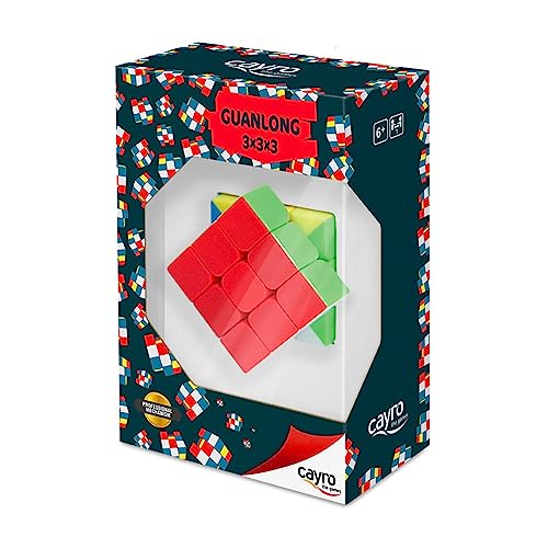 Cayro - Yileng Fisher 3x3x3 - Impossible Cube - Mehrfarbig - Lässt Sich reibungslos drehen, ohne hängen zu bleiben - Ergonomisches Design - Einfach zu handhaben - Ab 6 Jahren - Hohe Qualität von Cayro