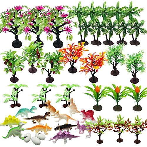 Cayway 24 Stück Modellbau Bäume Mixed Kokosnussbaum Apfelbaum Modellbau mit 12 Stück Dinosaurier Figuren, 3 Stück Dinosaurier Eier, Bäume Kuchen Dekorationen für Miniatur Deko, Cake Topper Cayway 24 Stück Modellbau Bäume Mixed Kokosnussbaum Apfelbaum Modellbau mit 12 Stück Dinosaurier Figuren, 3 Stück Dinosaurier Eier, Bäume Kuchen Dekorationen für Miniatur Deko, Cake Topper von Cayway