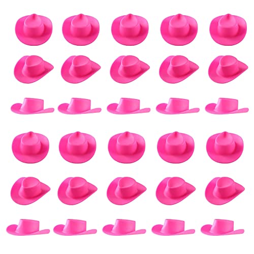 Cayway 30 Stück Miniatur Puppe Hüte Hut Mini Handwerk Hüte Klein Top Hüte Puppe Miniatur Hüte für Doll Dress Up Party Zubehör, Puppenhaus, Rosa Cayway 30 Stück Miniatur Puppe Hüte Hut Mini Handwerk Hüte Klein Top Hüte Puppe Miniatur Hüte für Doll Dress Up Party Zubehör, Puppenhaus, Rosa von Cayway