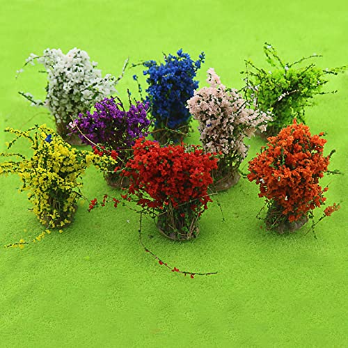 Cayway 8 Stück DIY Miniatur Blume Cluster Static Grass Tuft Flower Cluster und Pinzette für statische Grasbüschel für Modelleisenbahn Landschaft DIY Miniatur Cayway 8 Stück DIY Miniatur Blume Cluster Static Grass Tuft Flower Cluster und Pinzette für statische Grasbüschel für Modelleisenbahn Landschaft DIY Miniatur von Cayway