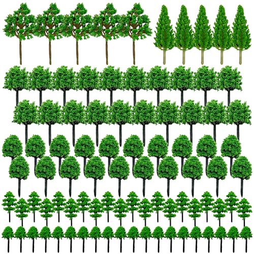 Cayway 90 Stück Modellbau Bäume 3~7.5cm Bäume Modellbau Modell Baum Zug Bäume Kunststoff Modell Bäume für DIY Landschaft Gartendeko, Modelllandschaft Cayway 90 Stück Modellbau Bäume 3~7.5cm Bäume Modellbau Modell Baum Zug Bäume Kunststoff Modell Bäume für DIY Landschaft Gartendeko, Modelllandschaft von Cayway