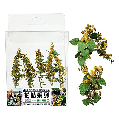 Cayway Flower Grass Tufts Sandtischset, Gelb Bäume Modellbau, Terrain Model Kit für Miniaturlandschaften, Sandtisch Themenmodelle, Landschaftsmodell, Garten Cayway Flower Grass Tufts Sandtischset, Gelb Bäume Modellbau, Terrain Model Kit für Miniaturlandschaften, Sandtisch Themenmodelle, Landschaftsmodell, Garten von Cayway