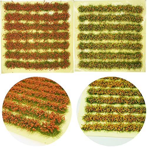 Cayway Grasbüschel Flower Grass Tufts, 2 Farbe Blume Gras Tuft Blume DIY Blume Miniatur Künstliche Blume für den Garten, Szenarium, Eisenbahn, Diorama, Orange Cayway Grasbüschel Flower Grass Tufts, 2 Farbe Blume Gras Tuft Blume DIY Blume Miniatur Künstliche Blume für den Garten, Szenarium, Eisenbahn, Diorama, Orange von Cayway