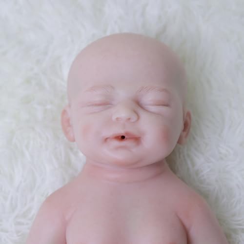 Cazoxdoll 45cm Baby Puppe Silikon Madchen mit Trink und Pinkelfunktion, Weihnachten oder Geburtstage Geschenk für Mädchen, Puppensammler von Cazoxdoll