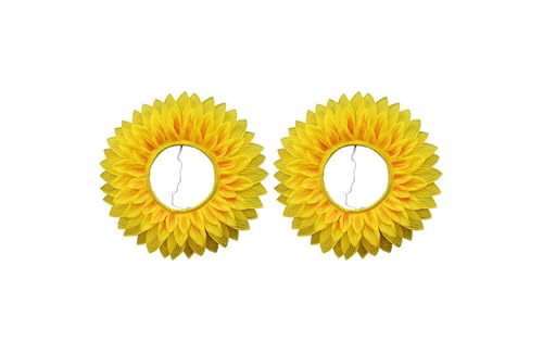 Cazqgoy Sonnenblumen-Kopfschmuck, Kopfbedeckung, Sonnenblumen-Haarband, Blume, Kopfbedeckung, Hut, Blumenkostüm für Tanzkostüme, Sonnenblumen-Kapuze, 2 Stück Cazqgoy Sonnenblumen-Kopfschmuck, Kopfbedeckung, Sonnenblumen-Haarband, Blume, Kopfbedeckung, Hut, Blumenkostüm für Tanzkostüme, Sonnenblumen-Kapuze, 2 Stück von Cazqgoy