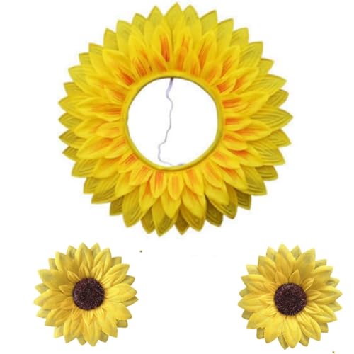 Cazqgoy Sunflower Headwear, Sunflower Hat Cap,Sunflower Headpiece Sunflower Bracelet Flower ,Sunflower Headband Flower Headwear Hat Cazqgoy Sunflower Headwear, Sunflower Hat Cap,Sunflower Headpiece Sunflower Bracelet Flower ,Sunflower Headband Flower Headwear Hat von Cazqgoy