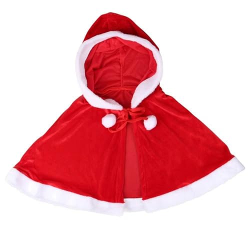 Cazqgoy Women's Christmas Costume coat and Christmas Costume Hat for Christmas Costume Party (50cm) von Cazqgoy
