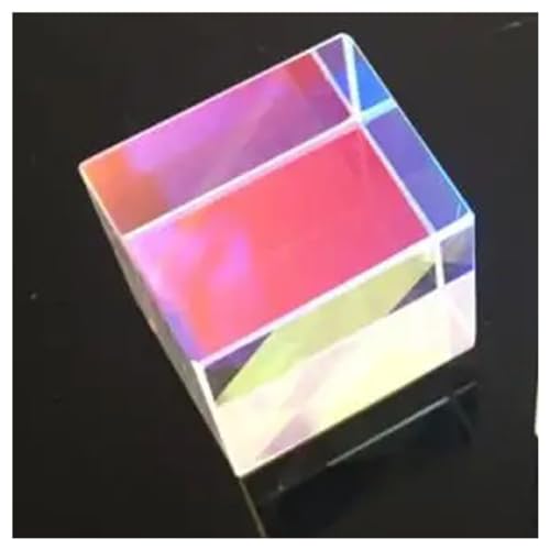 Prismen und Kaleidoskope Farbe Prisma Kristall 20 * 20 * 17mm mit Farbteil-Prisma des magischen Würfel-Lichtwürfels Optik-Set für Klassenzimmer Wissenschaft von CcacHe