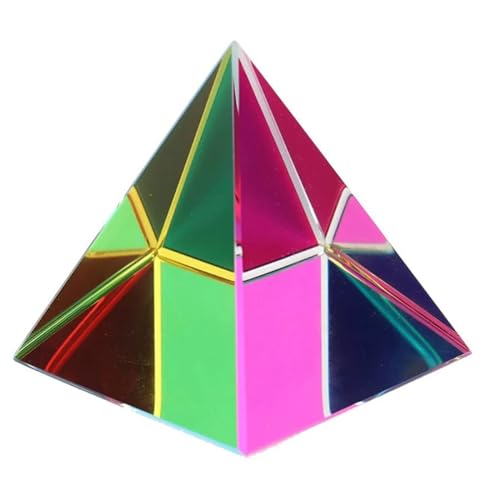 Prismen & Kaleidoskope Farbwürfel Kristall Prisma Würfel for Home Decor Lernen Wissenschaft Klassenzimmer Optik Kit (Color : 40mm B) von CcacHe