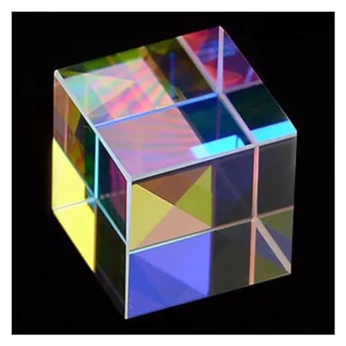 Prismen und Kaleidoskope Kreatives Würfellicht mit Farbprisma 20 x 20 x 20 mm aus optischem Prisma für optische Wissenschaft Geschenk Kombinator Optik-Set für Klassenzimmer von CcacHe