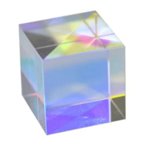 Prismen und Kaleidoskope Sechsseitiges Prisma 18 X 18 X 18 mm Light Cube Combo Prisma Wissenschaft Klassenzimmer Optik-Kit (Color : 18x18x18mm) von CcacHe