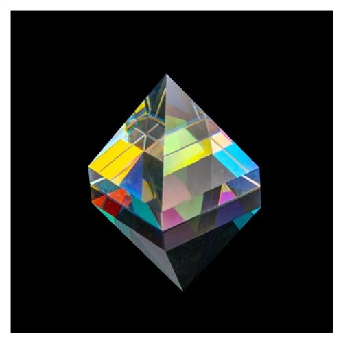 Prismen und Kaleidoskope Würfelprisma mit optischem Kristallprisma 1 Stück für dekorative Bildung Set für naturwissenschaftliche Klassenzimmer von CcacHe