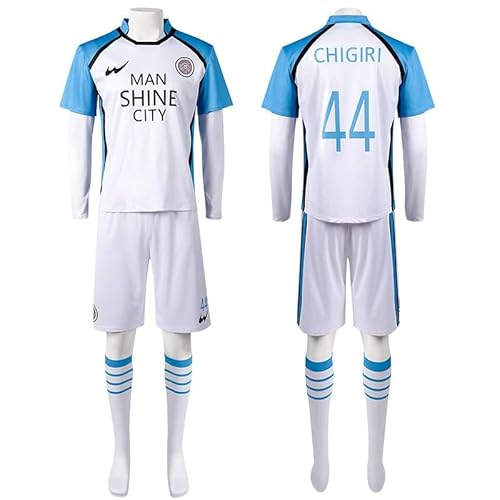 Ccipotatoo Blue Lock Cosplay Kostüm Chigiri Hyoma/Seishiro Nagi Anime Rolle Cosplay Halloween Outfit Rollenspiel Fußball Fußball Trainingsuniform, Chigiri Hyoma, S Ccipotatoo Blue Lock Cosplay Kostüm Chigiri Hyoma/Seishiro Nagi Anime Rolle Cosplay Halloween Outfit Rollenspiel Fußball Fußball Trainingsuniform, Chigiri Hyoma, S von Ccipotatoo