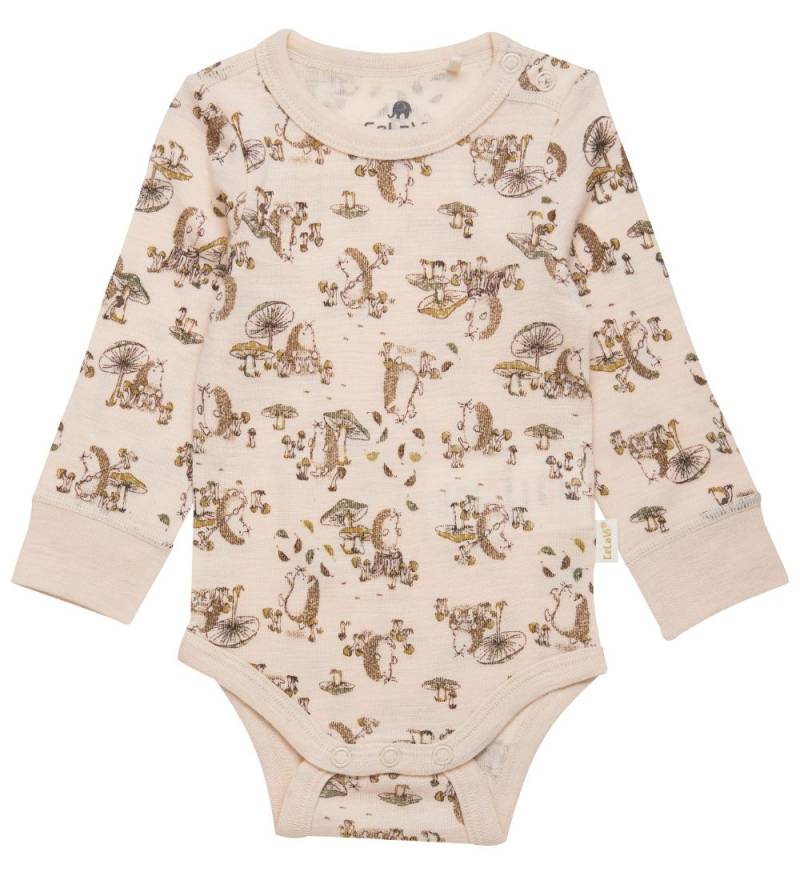 CeLaVi Body l/ä - Loden Green m. Igel und Pilze - CeLaVi - 50 - Body L/Ä CeLaVi Body l/ä - Loden Green m. Igel und Pilze - CeLaVi - 50 - Body L/Ä von CeLaVi
