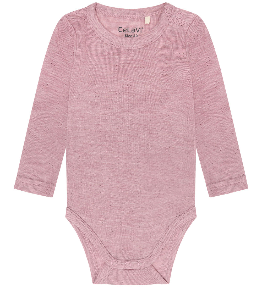 CeLaVi Body l/ä - Merinowolle - Flieder - CeLaVi - 70 - Body L/Ä CeLaVi Body l/ä - Merinowolle - Flieder - CeLaVi - 70 - Body L/Ä von CeLaVi