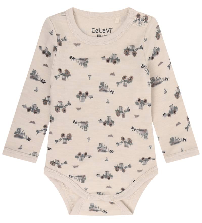 CeLaVi Body l/ä - Wolle/Viskose - AOP - Quiet Schatten - CeLaVi - 90 - Body L/Ä CeLaVi Body l/ä - Wolle/Viskose - AOP - Quiet Schatten - CeLaVi - 90 - Body L/Ä von CeLaVi