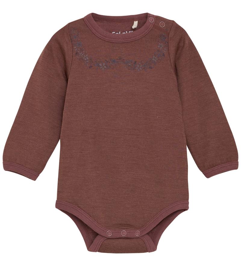 CeLaVi Body l/ä - Wolle/Viskose - Braun m. Print - CeLaVi - 60 - Body L/Ä CeLaVi Body l/ä - Wolle/Viskose - Braun m. Print - CeLaVi - 60 - Body L/Ä von CeLaVi