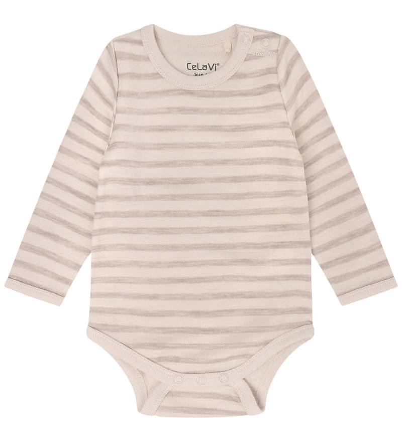 CeLaVi Body l/ä - Wolle/Viskose - YD Stripe - Mocha Baiser - CeLaVi - 100 - Body L/Ä CeLaVi Body l/ä - Wolle/Viskose - YD Stripe - Mocha Baiser - CeLaVi - 100 - Body L/Ä von CeLaVi